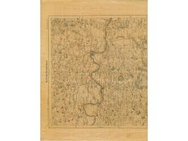 1919, Ear of corn 10 kopek red, imperforated, complete sheet on map U18 Kraßlawka, mint never hinged, very minor edge wrinkle