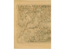 1919, Ear of corn 10 kopek red, imperforated, complete sheet on map T17 Wyschki, mint never hinged, very minor edge wrinkles,