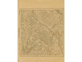 1919, Ear of corn 10 kopek red, imperforated, complete sheet on map T14 Alt Luban, mint never hinged, very minor edge wrinkle