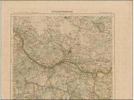 1919, Ear of corn 10 kopek red, imperforated, complete sheet on map Q15 Friedrichstadt, mint never hinged, few wrinkles, othe