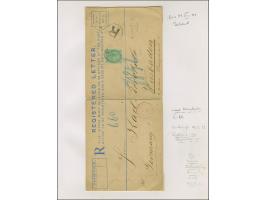 ZANZIBAR: 1891/1901, kleine Sammlung des britischen und des französischen Postamtesim Hinblick auf deutsche Absender bzw. Pos