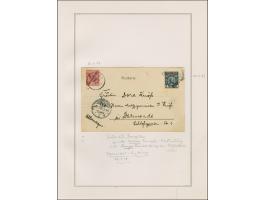 ZANZIBAR: 1891/1901, kleine Sammlung des britischen und des französischen Postamtesim Hinblick auf deutsche Absender bzw. Pos
