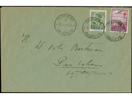 PANTSCHOWA-PROVISORIUM: Handstempelaufdruck “POST PANTSCHOWA” auf Jugoslawien Tuberkulosebekämpfung 0,50 Dinar und König Pete