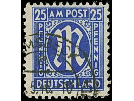 1945, Deutscher Druck, 25 Pfg., gez. 11½:11, sauber gestempelt, ausgabetypisch gezähnt, tadellos, Fotoattest Schlegel BPP (20