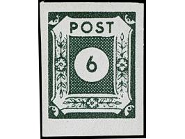 1945, Ziffer 6 Pfg. grünlichschwarz, postfrisch, tadellos, Unsigniert, Fotoattest Dr. Jasch BPP (2026)