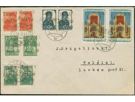 1941, Moskauer Pavillon, Rjasaner sowie Tula Gebiet 30 K., zusammen mit Rote Arme 1 Rbl. sowie Freimarken 5-60 Kopeken, bis a