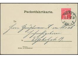 Berlin-Berliner Packetfahrt Gesellschaft: 1900, Ganzsachen-Doppelkarte auf Privat-Bestellung 1+2 Pfg. rot der Brauerei Königs