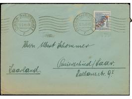 1949, Rotaufdruck 80 Pfg. mit Stempel “BERLIN-CHARLOTTENBURG 30.5.49” als portogerechte Einzelfrankatur auf Brief der 2. Gewi
