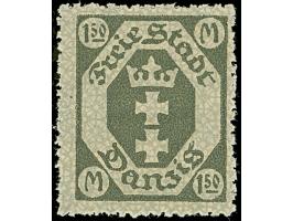 1922, 1,50 M. dunkelgraugrün, mit Aufdruckfehler “Unterdruck Vorder- sowie rückseitig”, postfrisch, tadellos, Kurzbefund Grub