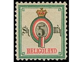 5 M. mehrfarbig, Probedruck gezähnt L11½ , sauber ungebraucht, winzige dünne Stelle, sonst tadellos, eine seltene Marke mit e