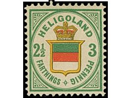 1876, 3 Pfg. grün/gelb/rot, Probedruck auf dickem, ungummierten Papier mit Linienzähnung 12½, sehr schön farbfrisch und gut g