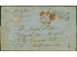 DWI: "PAID AT ST. THOMAS" (CC2), good strike on entire letter from St. Croix with adjacent Danish "CHRISTIANSTED 12 5 1862" t