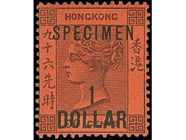 1891, surcharges 20 c. on 3 c., 50 c. on 48 c. and 1 $. on 96 c., all with “SPECIMEN” overprint, unused with original gum, 20