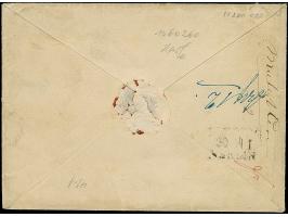 10 Ngr. im waagerechten Paar, unten und rechts teils leicht berührt (hier gerissen statt geschnitten), mit Nr. "2" und sauber