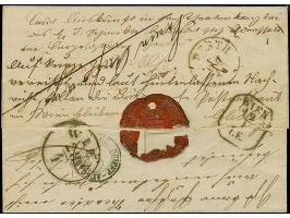 5 Ngr. ziegelrot, voll- bis überrandig, wie üblich etwas sulfidiert, mit zentrisch klarer Nr. "1" und nebengesetztem Doppelkr