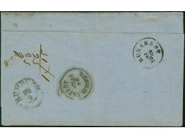 5 Ngr. karminrosa, rechts oben mit der Randlinie geschnitten, sonst voll- bis breitrandig, mit Nr. "113" und nebengesetztem D