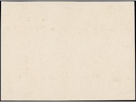 Vorlagestücke der Druckerei Meinhold für das Markenpapier, 6 verschiedenen Farben (dabei die später verausgabten), alle gummi