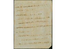 ½ Ngr. in Type II, Abzug des vollständigen Bogens auf dünnem, bräunlichem Papier, mit Platten-Nr. "1" im unteren Bogenrand, e