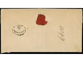 1 Ngr. auf rosa, 2 Ngr. auf blau und 3 Ngr. auf gelb, Erstere links angeschnitten, sonst meist voll- bis breitrandig, mit Nr.