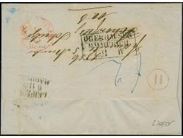 3 Ngr. auf gelb, voll- bis breitrandig, mit teils berührten 1 Ngr. auf mattgraurot und 2 Einzelwerten ½ Ngr. auf grau, mit Nr