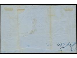 3 Ngr. auf gelb im teils leicht berührten 4er-Streifen, mit 1 Ngr. auf mattgraurot auf Briefhülle von "LEIPZIG 24 IX 60" über