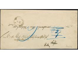 ½ Ngr. auf grau und 1 Ngr. auf hellrötlichkarmin (letztere rechts angeschnitten), mit Nr. "127" und sauber nebengesetztem Dop