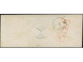 ½ Ngr. auf grau, Type I, im 4er-Block, voll- bis breitrandig, mit Nr. "3" und nebengesetztem Einkreisstempel "DRESDEN NEUST.-