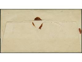 1 Ngr. auf mattgraurot, Type I, rechts oben winzig berührt, sonst vollrandig, mit klar aufgesetzter Nr. “68” und nebengesetzt