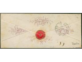 1 Ngr. auf mattgraurot, Type I, voll- bis breitrandig, mit Nr. "1" und nebengesetztem Doppelkreisstempel "DRESDEN 15 AUG 56" 