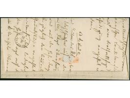 ½ Ngr. auf grau, Type I, 6 Einzelwerte, mit 1 Ngr. auf mattgraurot, Type I, alle voll- bis breitrandig, mit Nr. "1" und neben