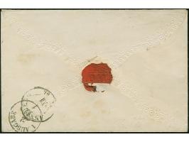 1 Ngr. auf mattgraurot, voll- bis breitrandig, mit Nr. "159" und nebengesetztem Einkreisstempel "OBERWIESENTHAL 30 11 61" auf