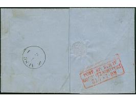 ½ Ngr. auf grau, Type I, 4 Einzelwerte, mit 1 Ngr. auf mattgraurot, Type I, meist voll- bis breitrandig, mit Nr. "8" und nebe