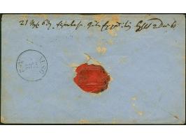 3 Ngr. auf dunkelgelb , voll-bis breitrandig, mit Nr. "2" und sauber nebengesetztem Doppelkreisstempel "LEIPZIG 26 XI 61" auf