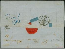 3 Ngr. auf gelb, 1 Ngr. auf mattgraurot und ½ &nbsp;Ngr. auf grau, die 1 Ngr. einseitig berührt , sonst alle voll- bis breitr