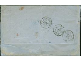 3 Ngr. auf gelb, 2 Einzelwerte aus unterschiedlichen Auflagen, mit 2 Ngr. auf blau, bis auf winzige Stelle alle voll- bis bre