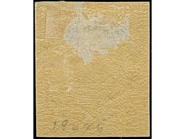 5 Ngr. rostbraun, der sogenannte Farbfehldruck, farbfrisch und voll- bis breitrandig, ungebraucht mit Originalgummi und größe