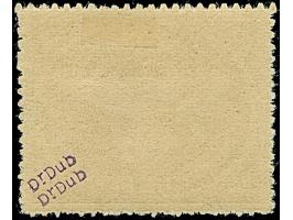 Vukovar mit kopfstehendem Aufdruck, ungebraucht, in einwandfreier Erhaltung. Signiert Dr. Dub und Fotoattest Petry BPP (2025)