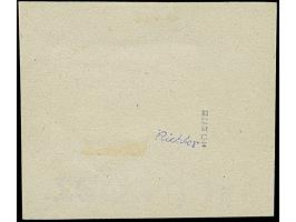 1945, Postzettel “Ungenügende Adresse - insuffisance d'adresse” 15 Pfg. mit Wertangabe in roter statt blauer Tinte, auf Brief