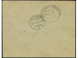 “VENETIA” violetter L1 mit handschriftlichem Datum “7/III(99)” auf kleinformatigem Brief mit Grant 5 C. mit Federkreuz-Entwer