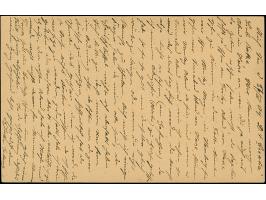 “CROATIA” violetter L1 mit handschriftlichem Datum “27/III.04” auf Ganzsachenkarte 1 P. mit viel Text (datiert “Auf dem D. Cr