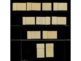 5 C. - &nbsp;5 L., dabei die 25 C. mit Plattenfehler III, 10 C. und 60 C. ungebraucht, sonst postfrisch, fast alle mit Bogenr