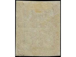 5 Ngr. scharlachrot im Viererblock, unten links berührt, sonst voll- bis breitrandig, ungebraucht mit großen Teilen des Origi