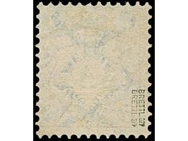 7 Kreuzer dunkelblau, schöne tiefe, frische Farbe und einwandfrei gezähnt, entwertet durch EKr. "MÜNCHEN 21 OCT". Tadellos. E