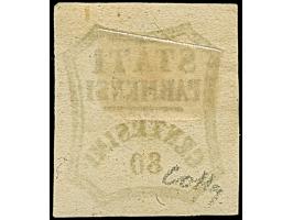 1859, 80 c. bistre-olive, fresh colour, good to large balanced margins, unused without gum, very fine, opinion Colla (2025)