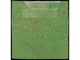 6 Kreuzer auf grünem Seidenpapier, schöne tiefe, frische Farbe und allseits vollrandig, ungebraucht mit Originalgummi. Äußers