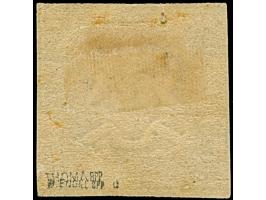 1857, Wappenausgabe mit Seidenfaden, 1 Kreuzer braun, sehr schön farbfrisch und für diese Ausgabe gut geschnitten (Randlinien