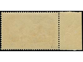 gezähnt 26:17: 3 M. schwarzviolett, Randstück, postfrisch, farbfrisch und in tadelloser Erhaltung. Mit Altsignatur Ebel und F