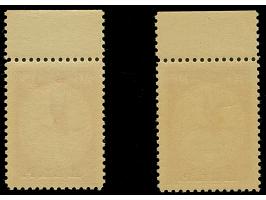 1912, Flugpost Rhein/Main E.EL.P. 10 und 20 Pfg. jeweils mit Oberrand, postfrisch, in tadelloser Erhaltung, unsigniert mit Fo