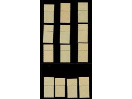 1926, Berühmte Deutsche 3-80 Pfg. kpl. mit Oberand, 20 und 30-80 Pfg. jeweils mit Plattendruck-Oberrand, die restlichen Werte