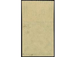 1936, Hindenburg 6 Pfg. ungezähnt mit Walzendruck-Oberrand, ungebraucht, in einwandfreier Erhaltung, signiert Peschl BPP und 